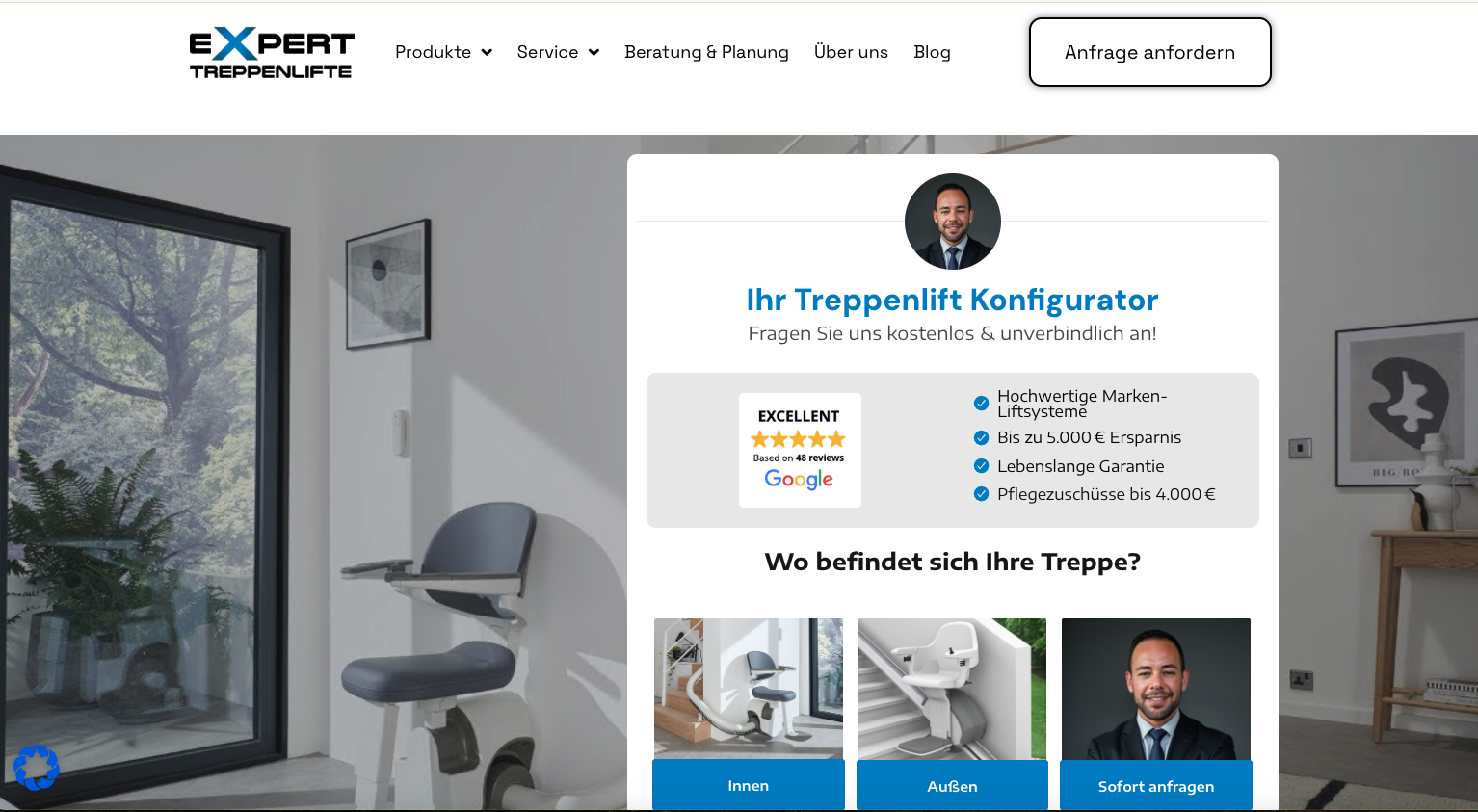 Startseite Expert Treppenlifte