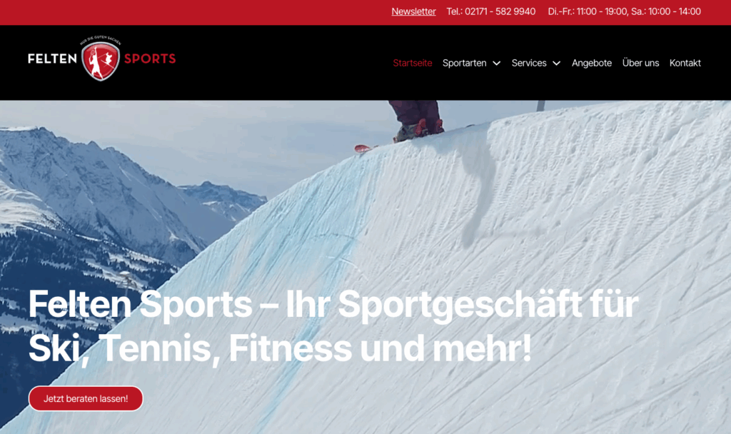 Startseite Felten Sports